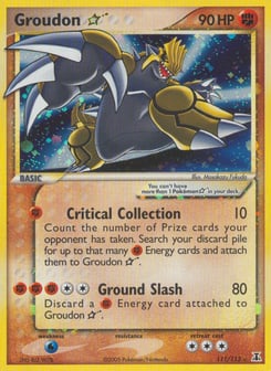 Groudon ☆ 111/113 Delta Species
