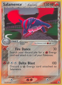 Salamence δ 14/113 Delta Species