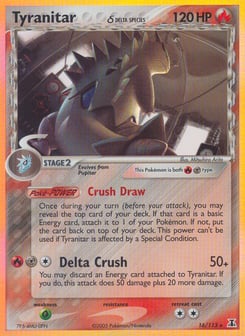 Tyranitar δ 16/113 Delta Species