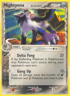 Mightyena δ 24/113 Delta Species