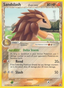 Sandslash δ 27/113 Delta Species
