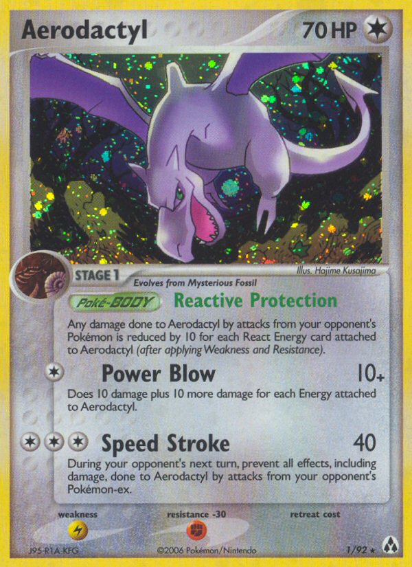 Aerodactyl 1/92 Legend Maker