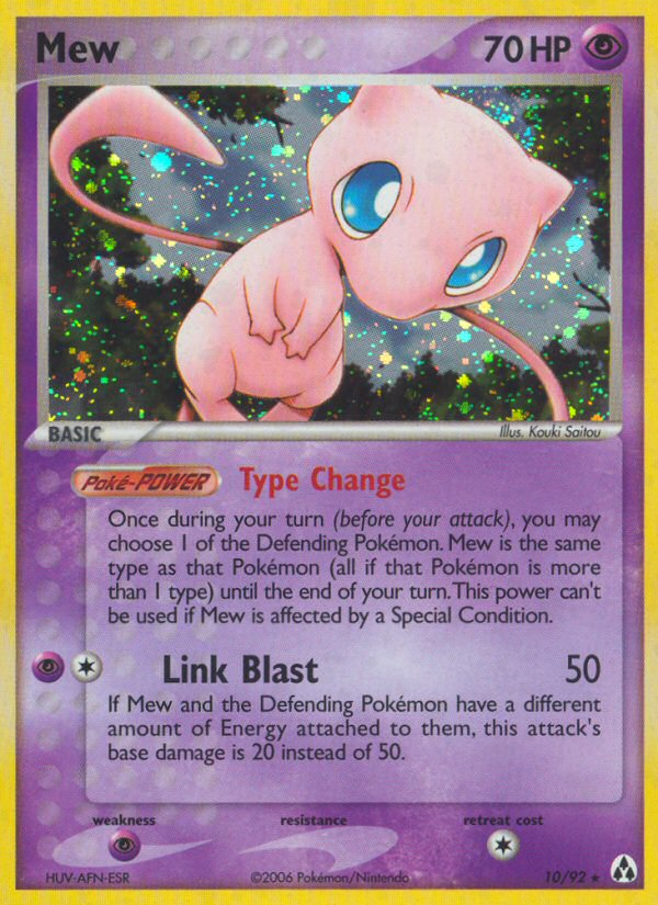 Mew 10/92 Legend Maker