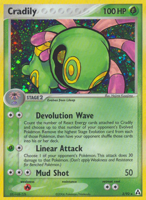 Cradily 3/92 Legend Maker