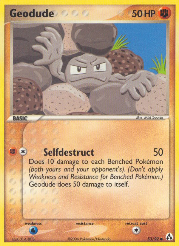 Geodude 53/92 Legend Maker