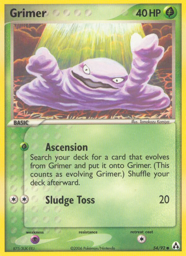 Grimer 54/92 Legend Maker