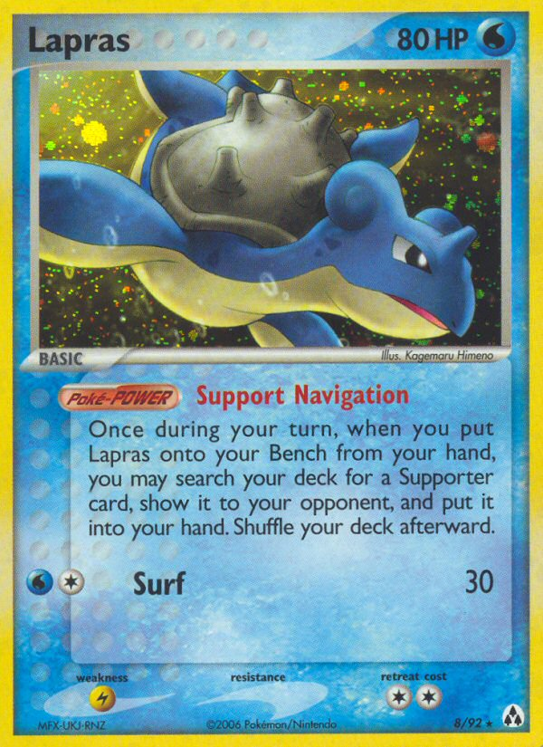 Lapras 8/92 Legend Maker