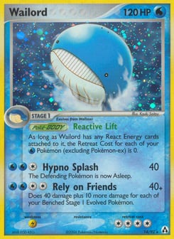 Wailord 14/92 Legend Maker
