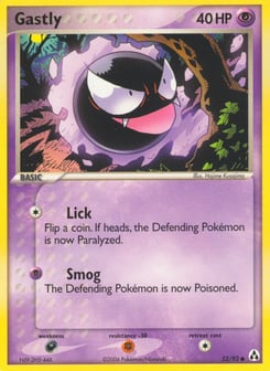 Gastly 52/92 Legend Maker