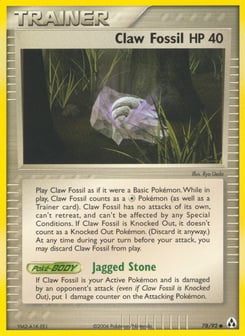Claw Fossil 78/92 Legend Maker