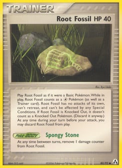 Root Fossil 80/92 Legend Maker