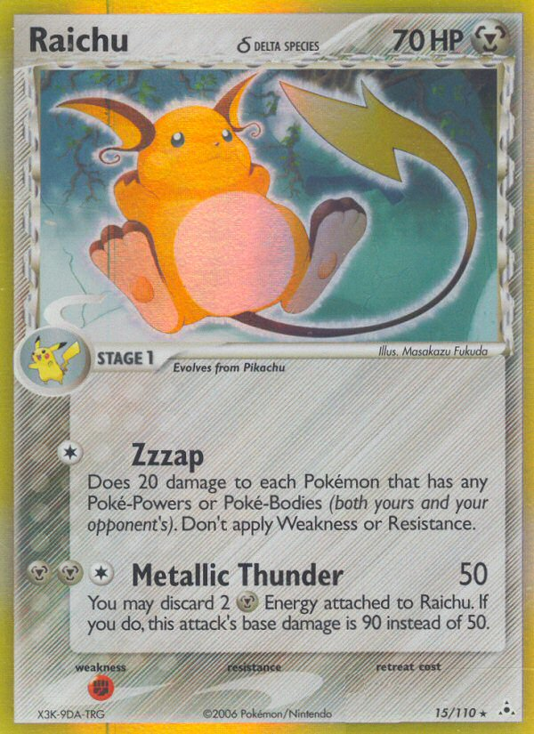 Raichu δ 15/110 Holon Phantoms