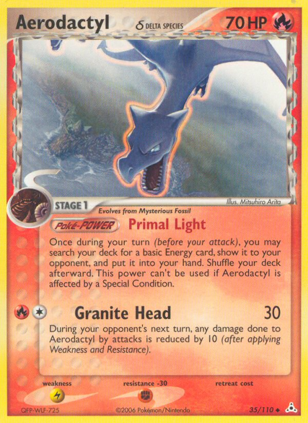 Aerodactyl δ 35/110 Holon Phantoms