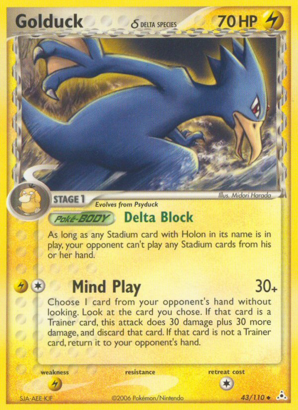 Golduck δ 43/110 Holon Phantoms
