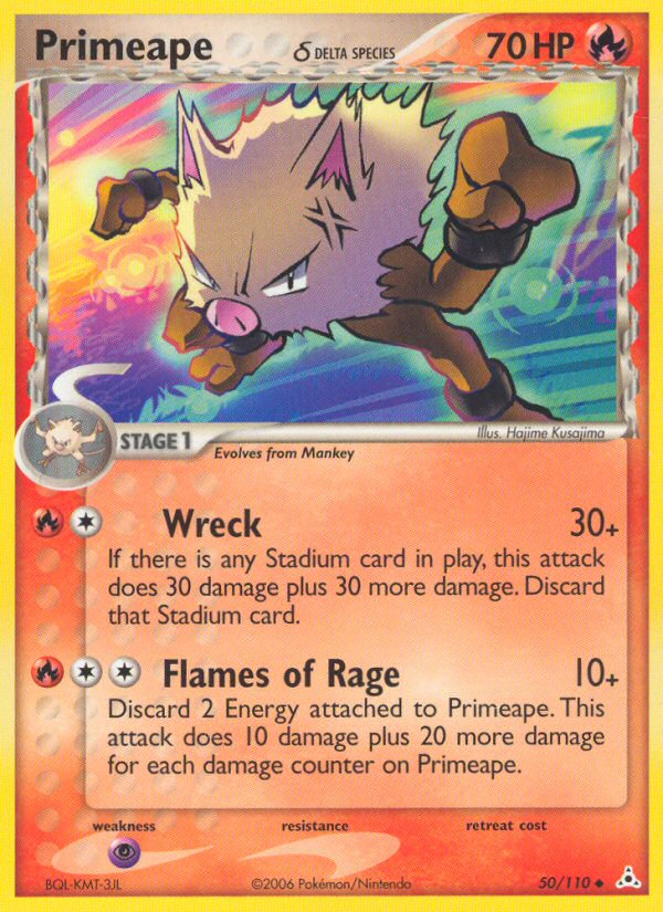Primeape δ 50/110 Holon Phantoms