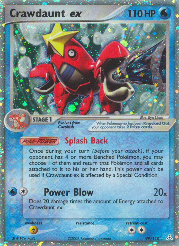 Crawdaunt ex 99/110 Holon Phantoms