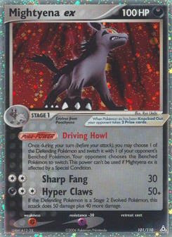 Mightyena ex 101/110 Holon Phantoms
