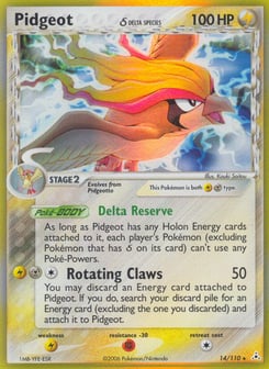Pidgeot δ 14/110 Holon Phantoms