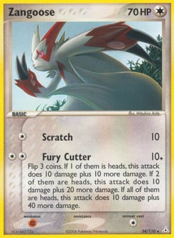 Zangoose 34/110 Holon Phantoms