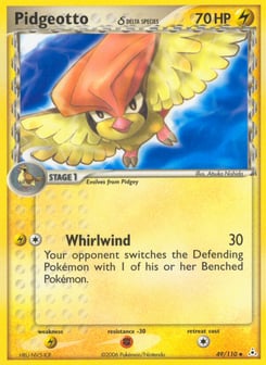 Pidgeotto δ 49/110 Holon Phantoms