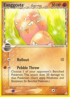 Exeggcute δ 65/110 Holon Phantoms