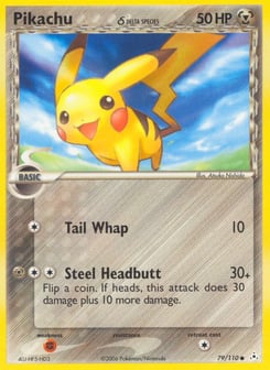 Pikachu δ 79/110 Holon Phantoms
