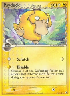 Psyduck δ 81/110 Holon Phantoms