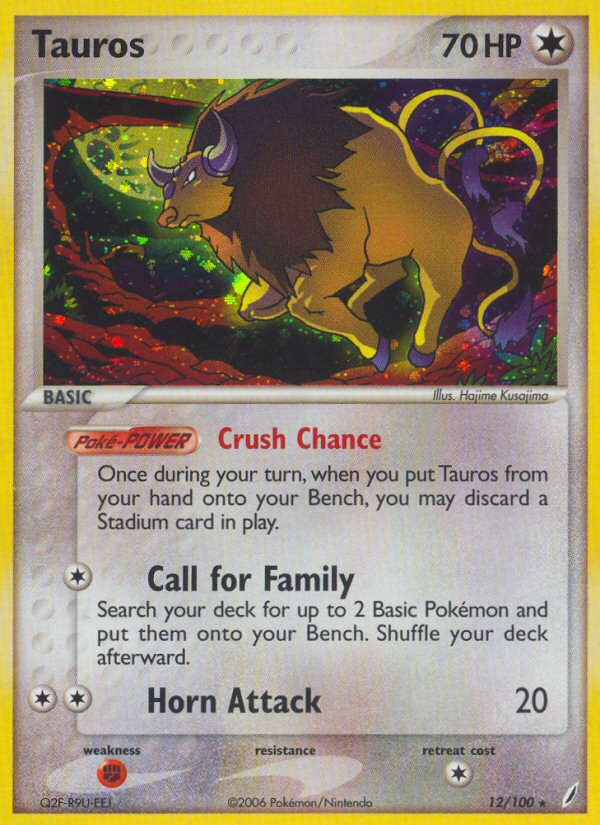 Tauros 12/100 Crystal Guardians