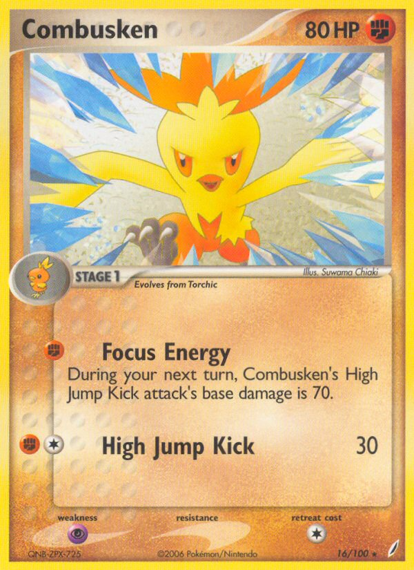 Combusken 16/100 Crystal Guardians