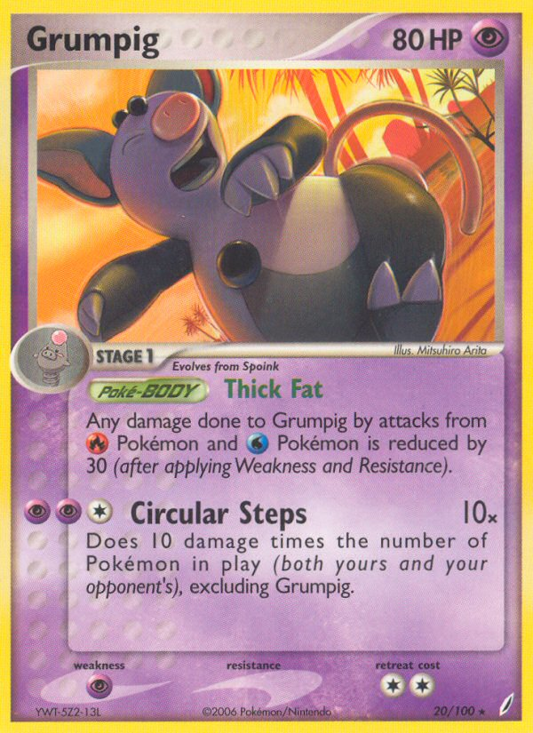 Grumpig 20/100 Crystal Guardians