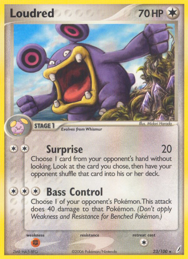 Loudred 23/100 Crystal Guardians