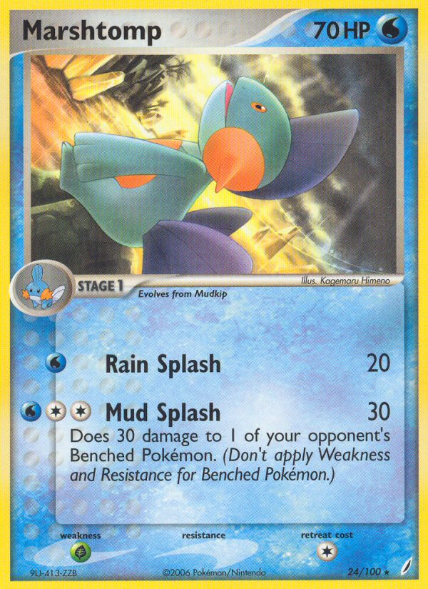 Marshtomp 24/100 Crystal Guardians