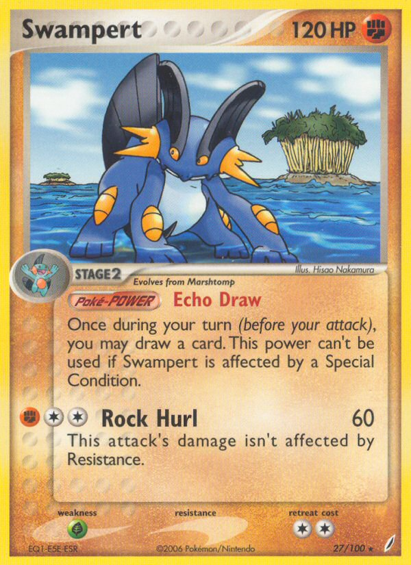 Swampert 27/100 Crystal Guardians