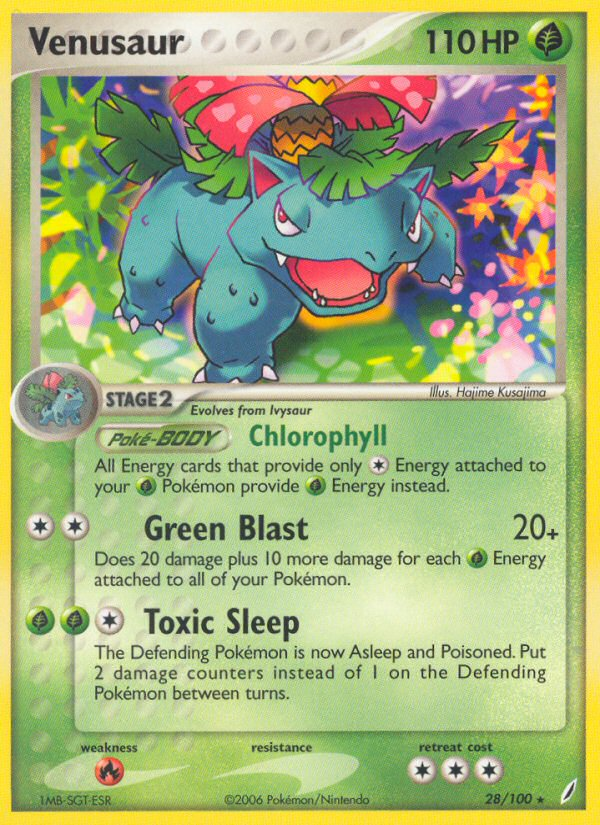 Venusaur 28/100 Crystal Guardians