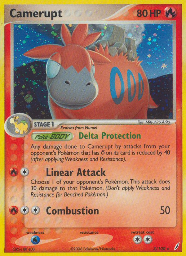 Camerupt 3/100 Crystal Guardians