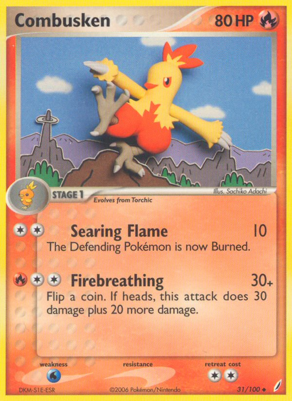 Combusken 31/100 Crystal Guardians