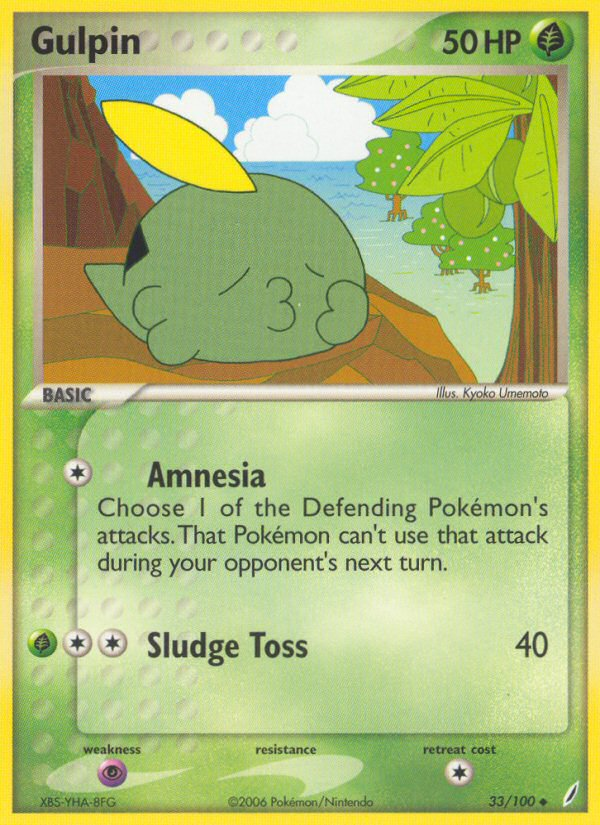 Gulpin 33/100 Crystal Guardians