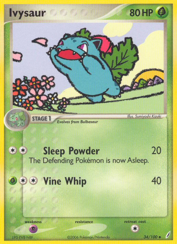 Ivysaur 34/100 Crystal Guardians