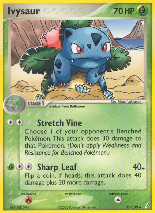 Ivysaur 35/100 Crystal Guardians