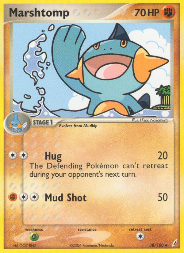 Marshtomp 38/100 Crystal Guardians