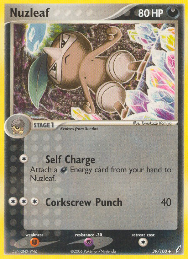 Nuzleaf 39/100 Crystal Guardians