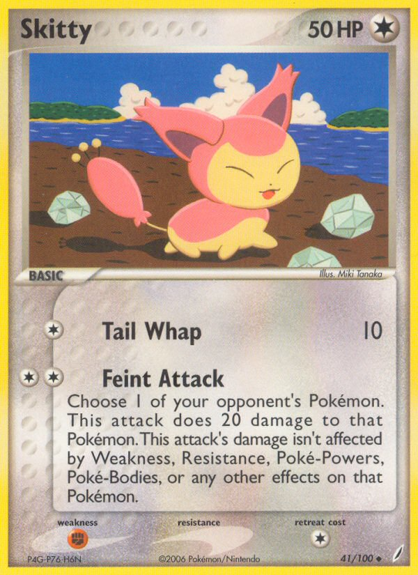 Skitty 41/100 Crystal Guardians