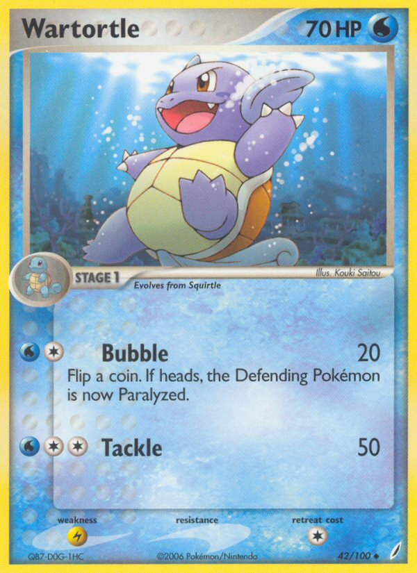 Wartortle 42/100 Crystal Guardians