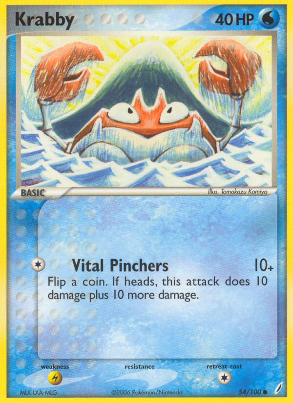 Krabby 54/100 Crystal Guardians