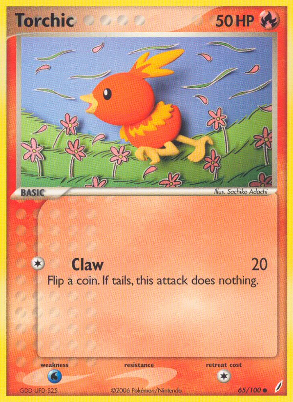 Torchic 65/100 Crystal Guardians