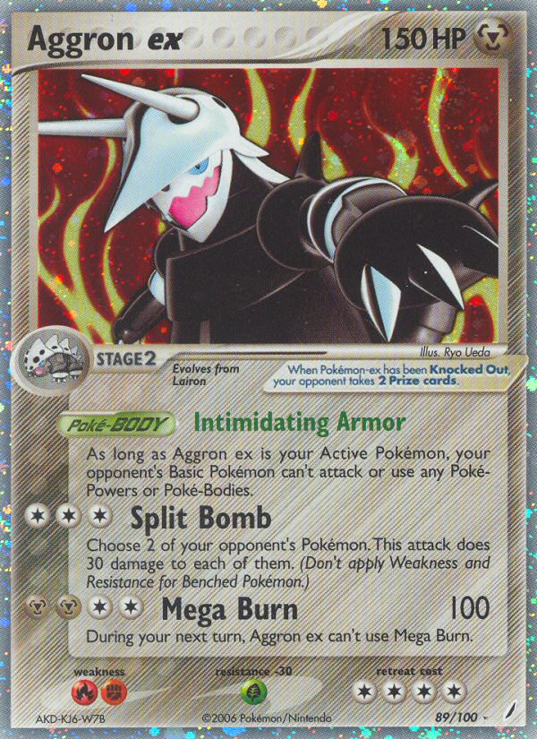 Aggron ex 89/100 Crystal Guardians