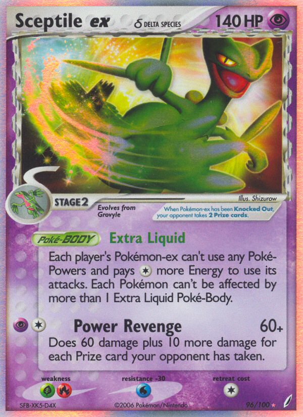 Sceptile ex δ 96/100 Crystal Guardians