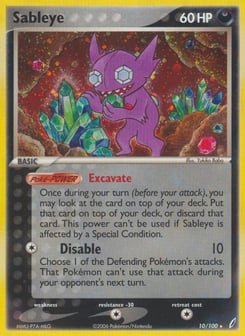 Sableye 10/100 Crystal Guardians