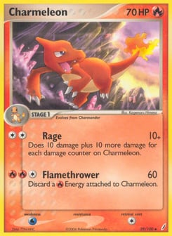 Charmeleon 29/100 Crystal Guardians