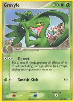 Grovyle 32/100 Crystal Guardians